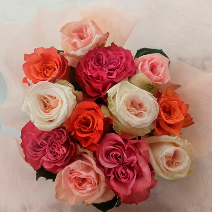 WHOLESALE GARDEN ROSE BOUQUETS FOR VALENTINES DAY